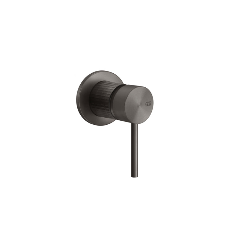 GESSI 316 Встраиваемый смеситель на 1/2 на 1 источник (внешняя часть), цвет: brushed black metal pvd