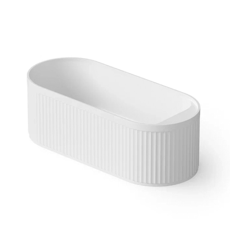 DEA DESIGN Stripes Ванна отдельностоящая 171x72xh56 см, материал: Solid Surface искуственный камень, цвет: White №18