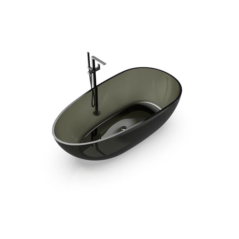 Knief EGG Shape Ванна отдельностоящая из полимерного материала 170x85x54 см, цвет Turmalin # 020
