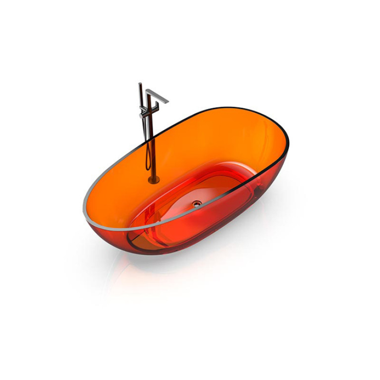 Knief EGG Shape Ванна отдельностоящая из полимерного материала 170x85x54 см, цвет Citrin # 060