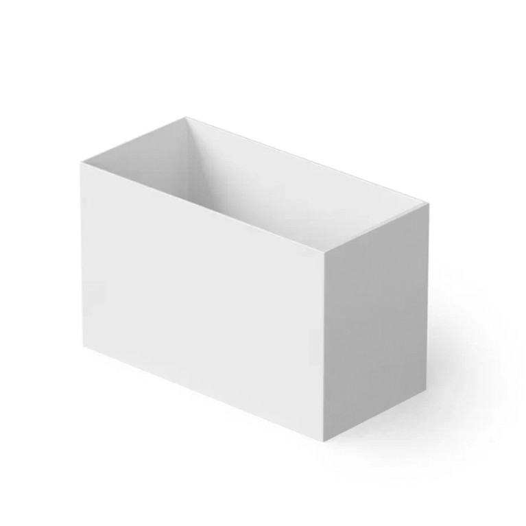 DEA DESIGN Single Ванна отдельностоящая 100x58xh75 см, материал: Solid Surface искуственный камень, цвет: White №18