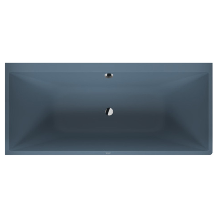 Duravit Vitrium Ванна прямоугольная  левый угол  1800x800мм, с ножками, с2 наклонами для спины, цвет синий матовый