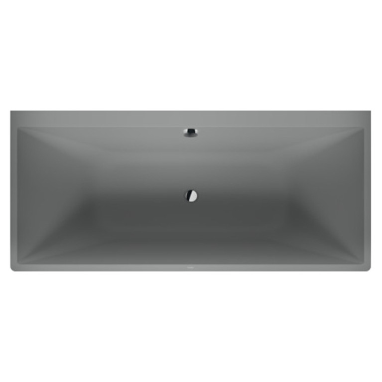 Duravit Vitrium Ванна прямоугольная  пристенная  1800x800мм, с ножками, с2 наклонами для спины, цвет светло-серый матовый
