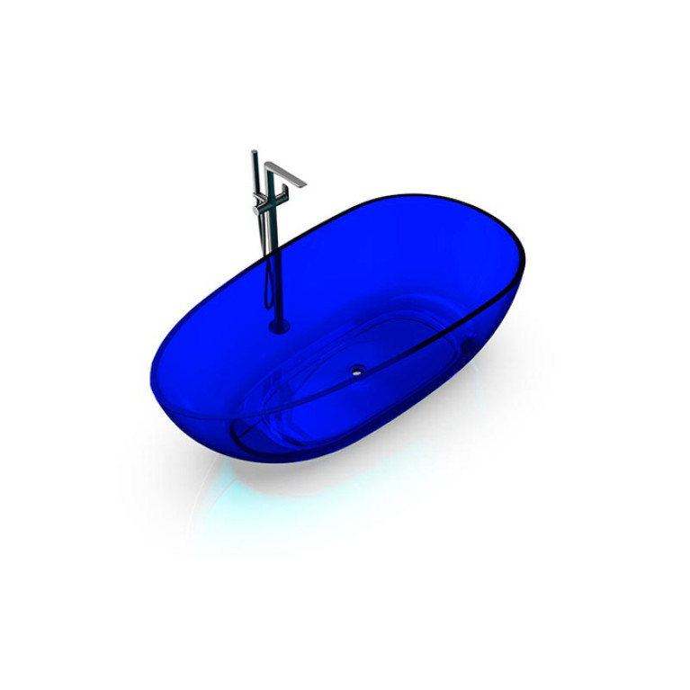 Knief EGG Shape Ванна отдельностоящая из полимерного материала 170x85x54 см, цвет Marine blue # XXX