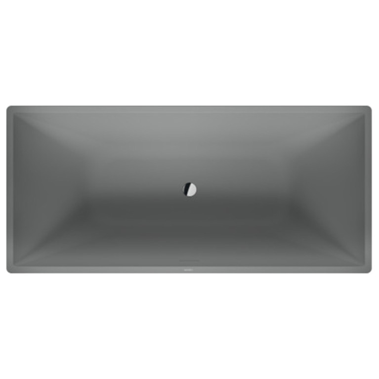 Duravit Vitrium Ванна прямоугольная  отдельностоящая 1850x850мм, с ножками, с2 наклонами для спины, цвет светло-серый матовый