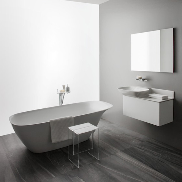 Laufen INO Ванна 1800x800x520мм, свободностоящая, с слив-переливом,  материал: композит Sentec, цвет: белый (СПЕЦЕНА с нашего склада!)