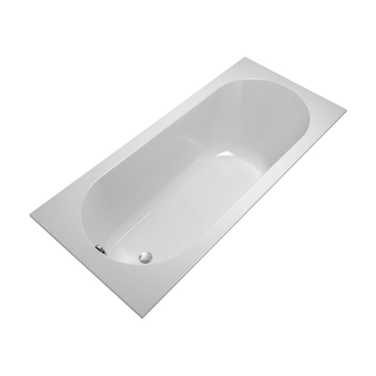 VilleroyBoch Oberon Ванна встраиваемая 1700*750*450, к-т ножек, материал: Quaryl, цвет: альпийский белый