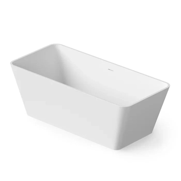 DEA DESIGN Modern Ванна отдельностоящая 150x68xh56 см, материал: Solid Surface искуственный камень, цвет: White №18