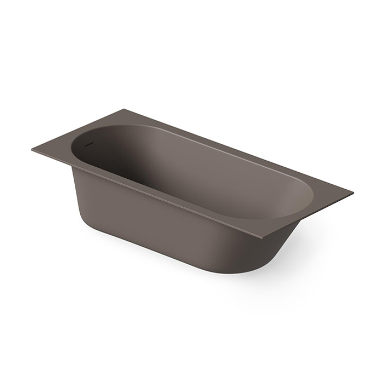 DEA DESIGN Ease Ванна 1700х750хh580 мм встраиваемая, в комплекте ножки, интегр.слив/перелив в цвет ванны цвет grey brown
