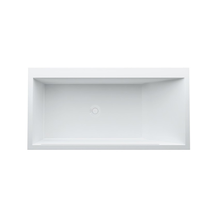 Laufen Kartell Ванна 1700x860x440мм, SX, с панелями, с слив-переливом с подсветкой,  материал: композит, цвет: белый