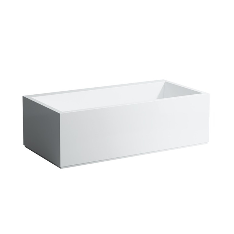 Laufen Kartell Ванна 1750x750x540мм, свободностоящая, с слив-переливом с подсветкой, сисит. подъема, материал: композит, цвет: белый