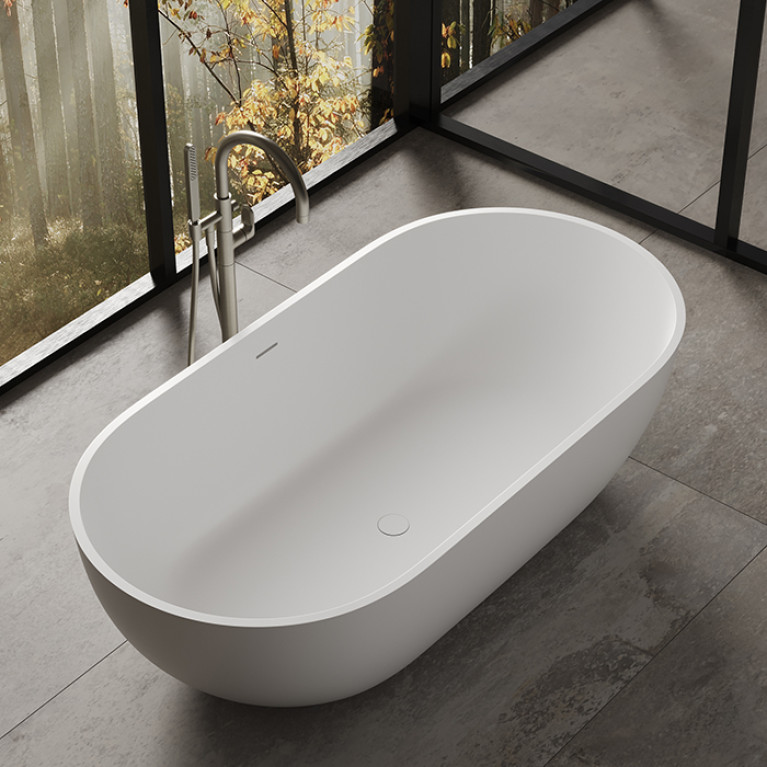 DEA DESIGN Shadow Ванна 1780х880хh520 мм отдельностоящая, цвет белый