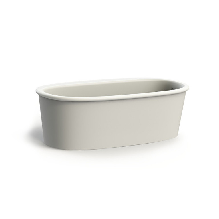 Devon Holiday Ванна ИЗ WHITE TEC PLUS 175.7х54,55х89.7  см, цвет: белый,  в компл донный клапан с крышкой из WHITE TEC(без цоколя)