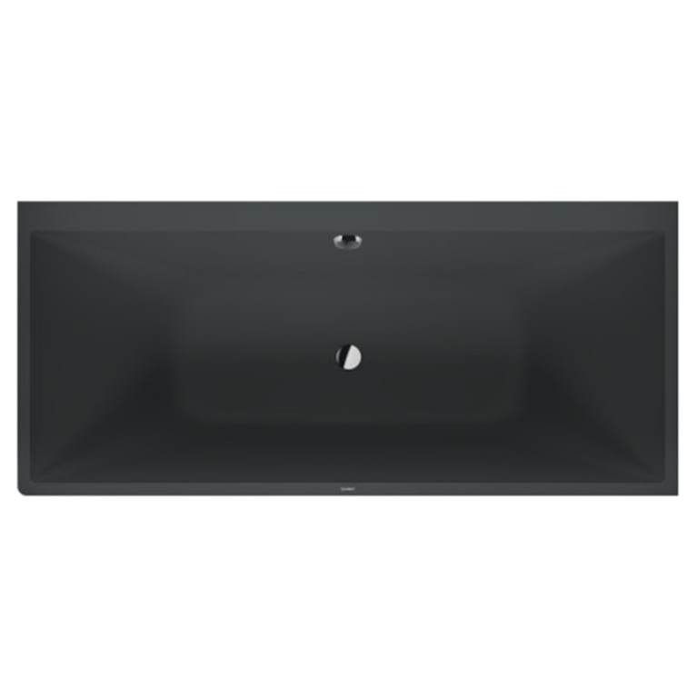 Duravit Vitrium Ванна прямоугольная  правый угол  1800x800мм, с ножками, с2 наклонами для спины, цвет темно-серый матовый
