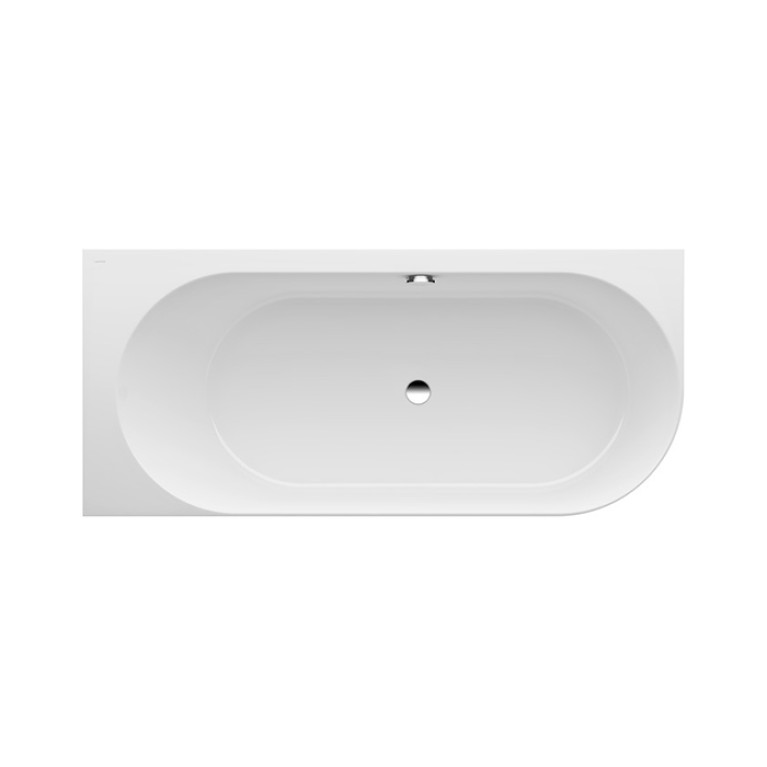 Laufen Pro Ванна 180x80 угловая левая без слива-перелива Marbond белая