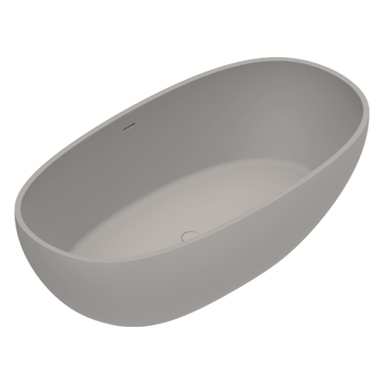 Catalano SOLID Ванна  176X91h52 с переливом, сифон в комплекте, цвет Tortora Satinato