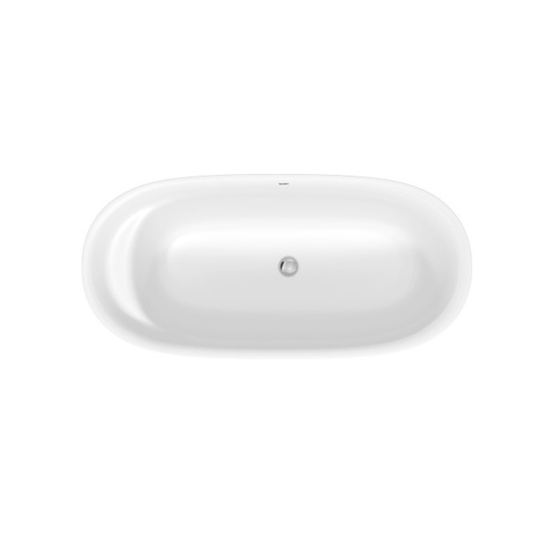 DURAVIT CAPE COD Ванна 1650x780х630 мм., отдельностоящая, с бесшовной панелью и ножками, с специальным сливом-переливом, DuraSolid&reg; A, цвет белый