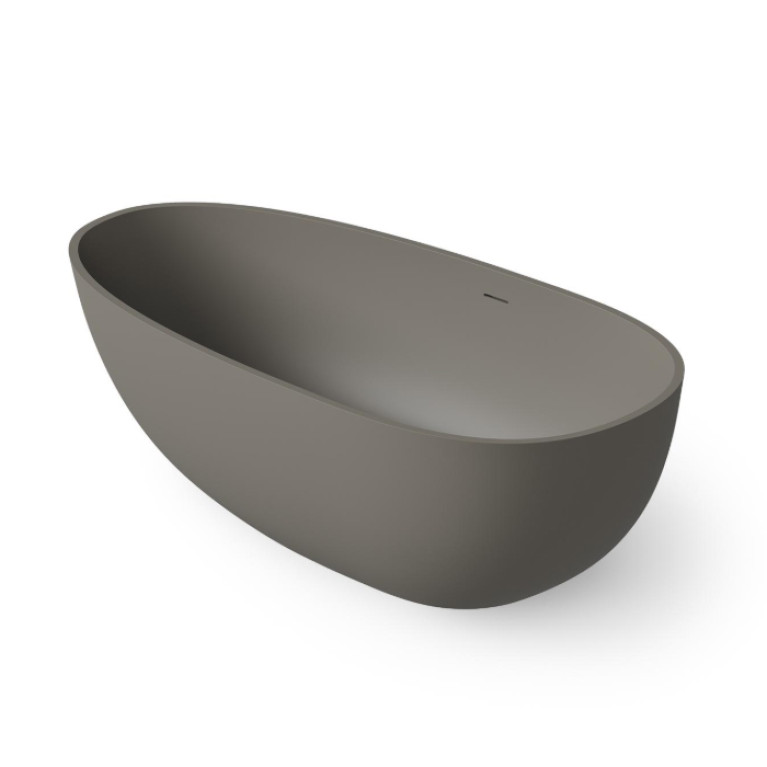 DEA DESIGN Modern Ванна отдельностоящая 180&times;90&times;h57 см, материал: Solid Surface искуственный камень, цвет: Grey №3
