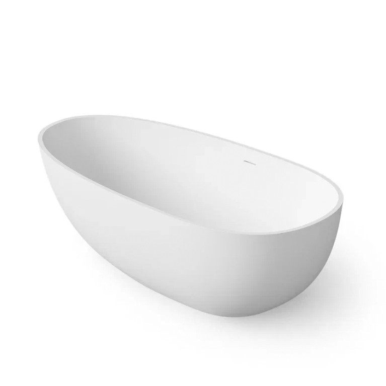DEA DESIGN Modern Ванна отдельностоящая 170&times;87&times;h56 см, материал: Solid Surface искуственный камень, цвет: White №18