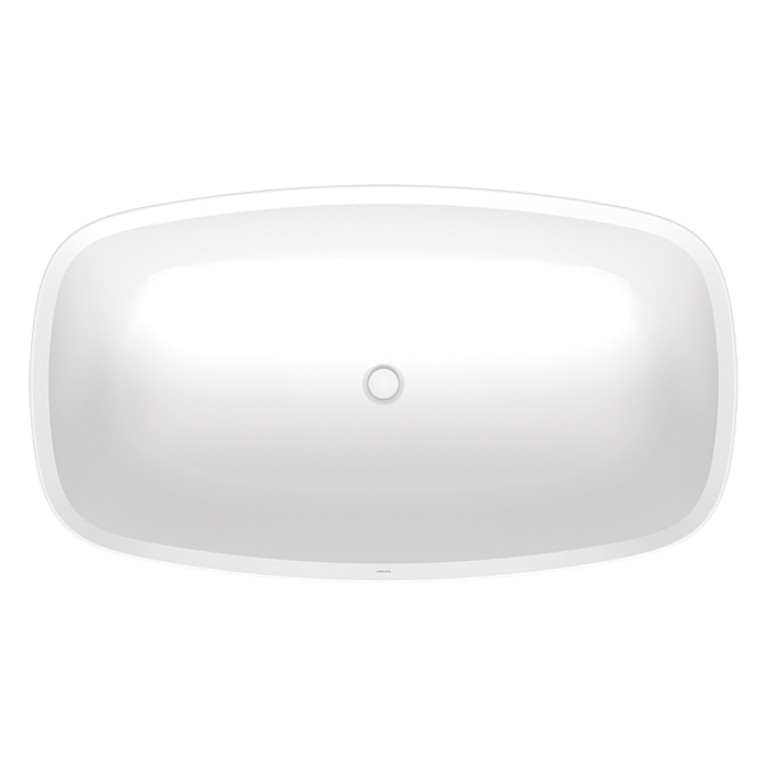 Duravit Aurena Ванна свободностоящая 1600 x 900 мм, из материала DuroCast Plus,в компл сливной гарнитур  ,Цвет: Белый матовый