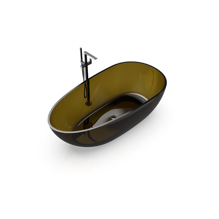 Knief EGG Shape Ванна отдельностоящая из полимерного материала 170x85x54 см, цвет Pyrit # 030
