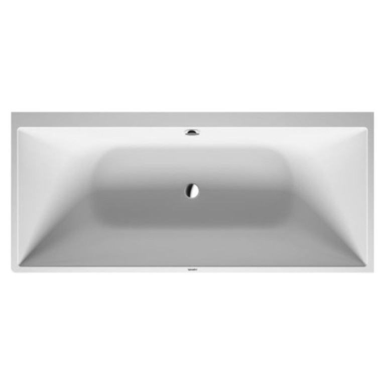 Duravit Vitrium Ванна 1800x800мм,  угол справа, с панелью и ножками.с 2 наклонами для спины. цвет белый