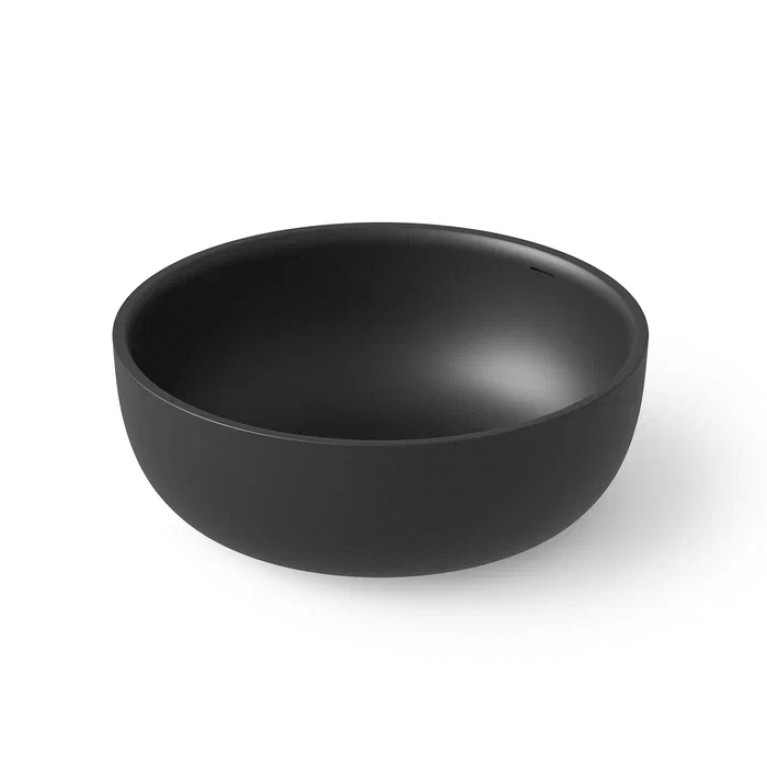 DEA DESIGN Round Ванна отдельностоящая 135x135xh49 см, материал: Solid Surface искуственный камень, цвет: Black №16