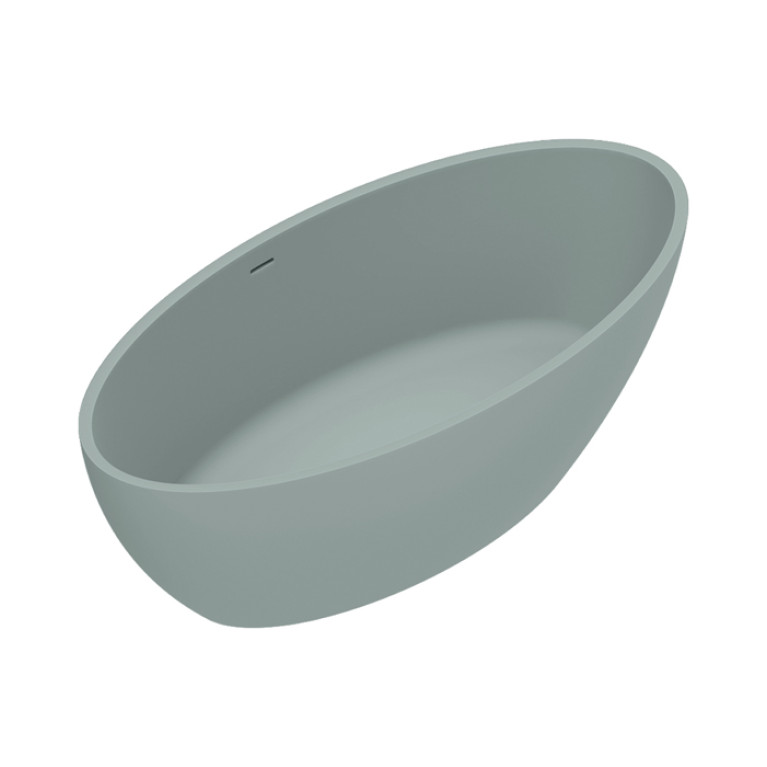 Catalano SOLID Ванна  165x80h52 с переливом, сифон в комплекте, цвет Aqua Satinato