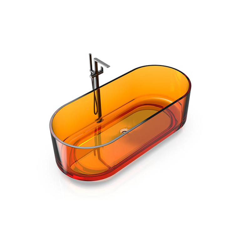 Knief Ellipse shape Ванна отдельностоящая из полимерного материала 170x75x56 см, цвет Arangonit # 050