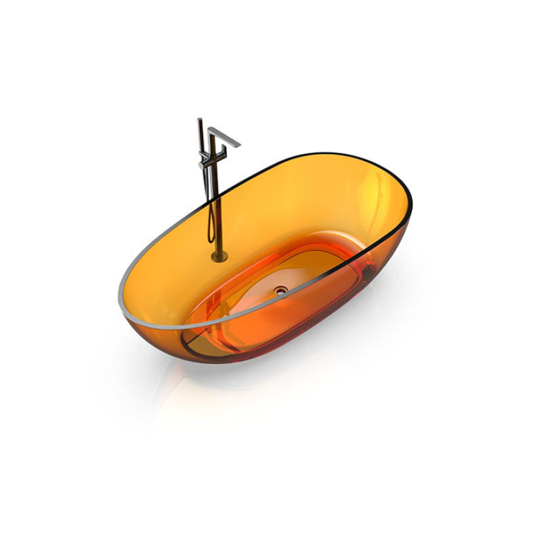 Knief EGG Shape Ванна отдельностоящая из полимерного материала 170x85x54 см, цвет Arangonit # 050
