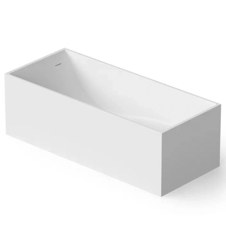 DEA DESIGN Modern Ванна отдельностоящая 180x76xh58 см, материал: Solid Surface искуственный камень, цвет: White №18