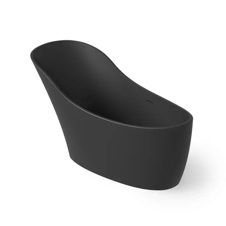 DEA DESIGN Elegant Ванна отдельностоящая 169x75xh88 см, материал: Solid Surface искуственный камень, цвет: Black №16