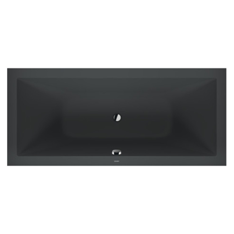 Duravit Vitrium Ванна прямоугольная  встраиваемая 1800x800мм, с ножками, с2 наклонами для спины, цвет темно-серый матовый