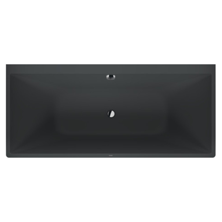 Duravit Vitrium Ванна прямоугольная  пристенная  1800x800мм, с ножками, с2 наклонами для спины, цвет темно-серый матовый