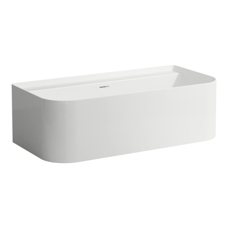 Laufen Sonar Ванна1600x815х535 мм, пристенная, с слив-перелив, мат-л: Marbond, цвет: белый (С 5 ОТВ для смесит - слева у стены!)(СПЕЦЦЕНА с наш склад)