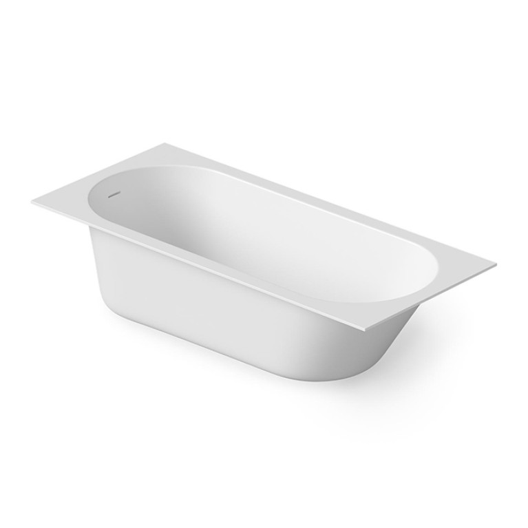 DEA DESIGN Ease Ванна 1800х800хh580 мм встраиваемая, в комплекте ножки, интегр.слив/перелив в цвет ванны цвет белый (цена по АКЦИИ)