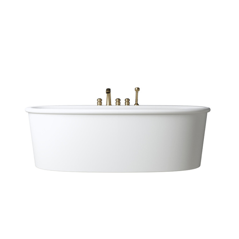 Devon Holiday Ванна ИЗ WHITE TEC PLUS 175.7х54,55х89.7  см, цвет: белый,  в компл донный клапан с крышкой из WHITE TEC(без цоколя)