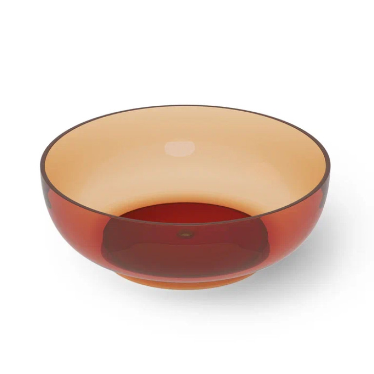 DEA DESIGN Round Ванна отдельностоящая 150x150xh52 см, материал: Glasstech прозрачная смола, цвет: Sunset R1