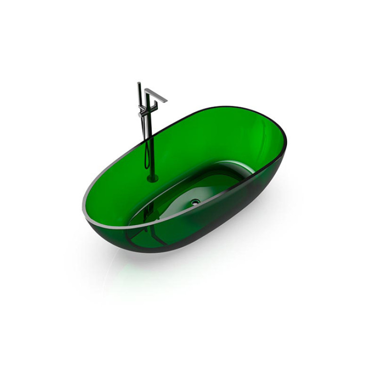 Knief EGG Shape Ванна отдельностоящая из полимерного материала 170x85x54 см, цвет Aventurin # 080