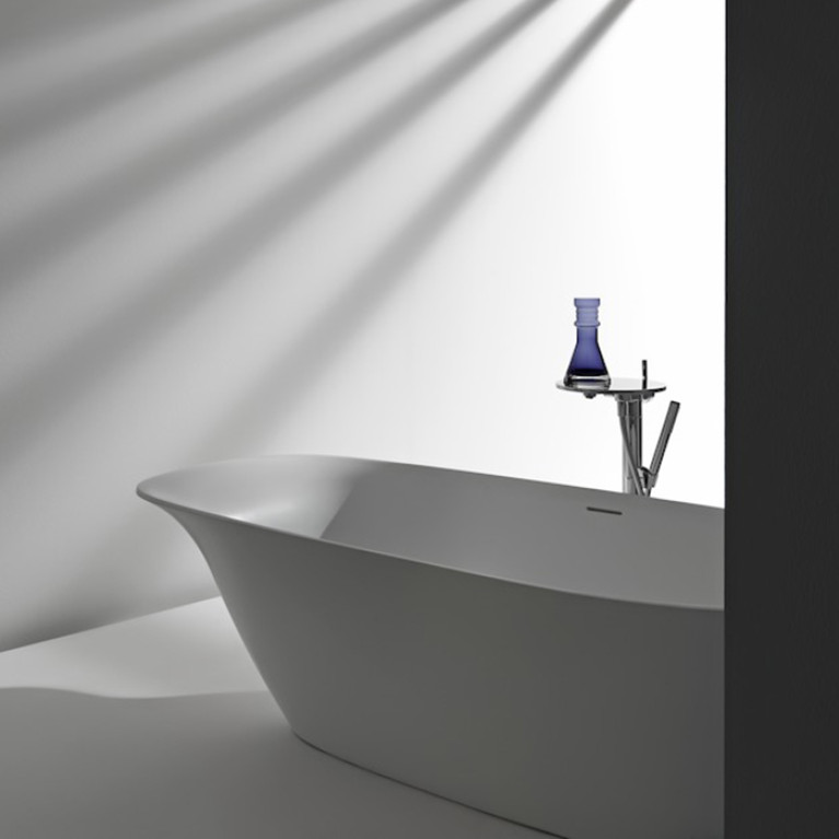 Laufen INO Ванна 1800x800x520мм, свободностоящая, с слив-переливом,  материал: композит Sentec, цвет: белый (СПЕЦЕНА с нашего склада!)