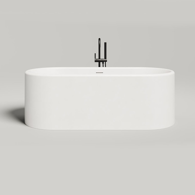 Salini Perla Plus Ванна  170x80x60.5 см в отдельностоящая, интегрир. слив-перелив, донный клапан, сифон, ножки , S-Sense глянец, цвет белый