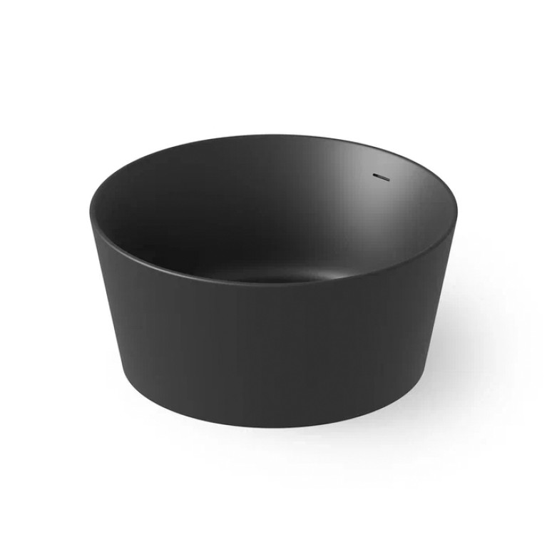 DEA DESIGN Round Ванна отдельностоящая 130x130xh60 см, материал: Solid Surface искуственный камень, цвет: Black №16