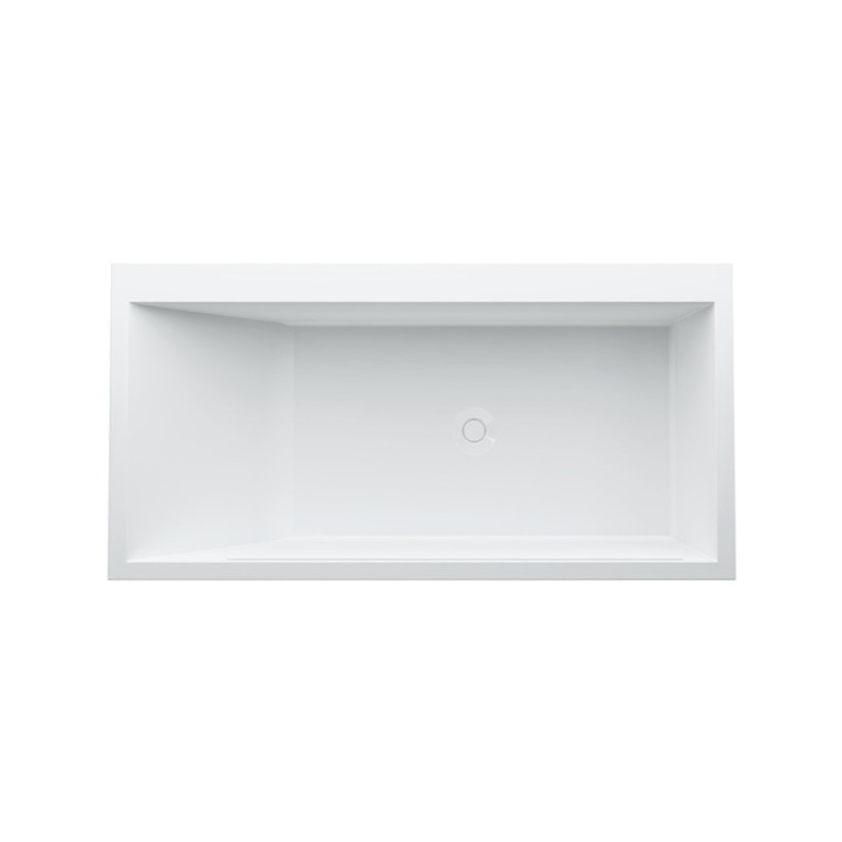 Laufen Kartell Ванна 1700x860x440мм, свободностоящая, с слив-переливом с подсветкой,  сисит. подъема, материал: композит, цвет: белый