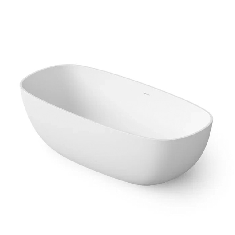 DEA DESIGN Modern Ванна отдельностоящая 150&times;76&times;h54 см, материал: Solid Surface искуственный камень, цвет: White №18
