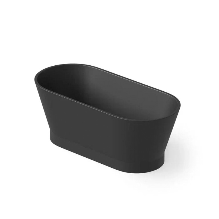 DEA DESIGN Shadow Ванна отдельностоящая 150x68xh54 см, материал: Solid Surface искуственный камень, цвет: Black №16