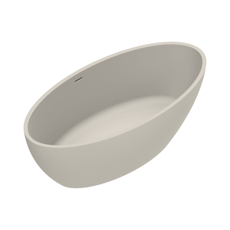 Catalano SOLID Ванна  165x80h52 с переливом, сифон в комплекте, цвет Sabbia Satinato