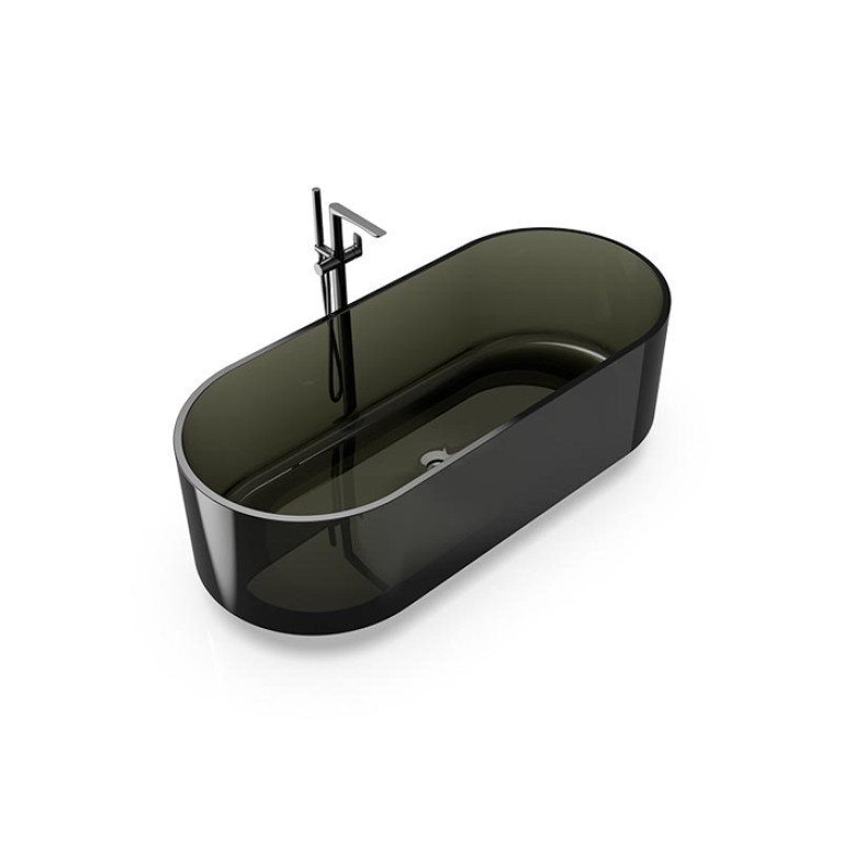 Knief Ellipse shape Ванна отдельностоящая из полимерного материала 170x75x56 см, цвет Turmalin # 020