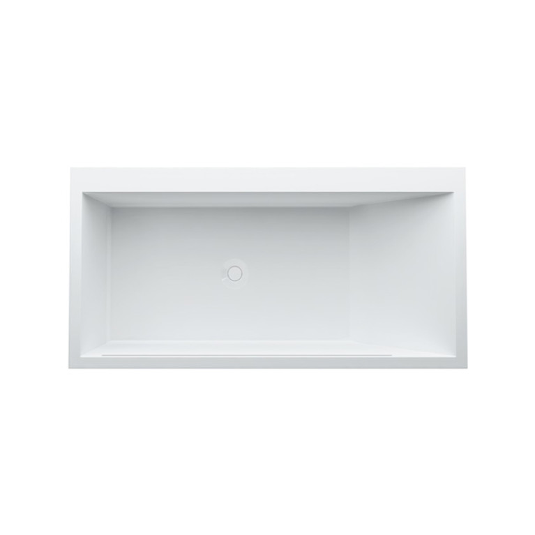Laufen Kartell Ванна 1700x860x440мм, свободностоящая, с слив-переливом с подсветкой,  сист. подъема, материал: композит, цвет: белый