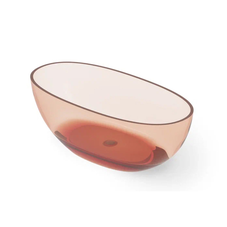 DEA DESIGN Nature Ванна 1650х800хh580 мм отдельностоящая, цвет brown copper