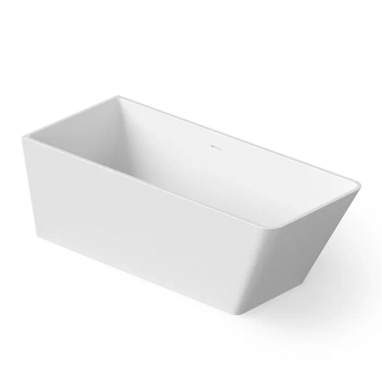DEA DESIGN Soul Ванна отдельностоящая 170x73xh60 см, материал: Solid Surface искуственный камень, цвет: White №18